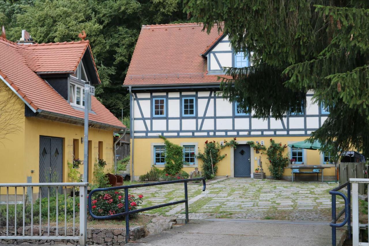 "Ferienwohnung Am Tharandter Wald" Grund 外观 照片
